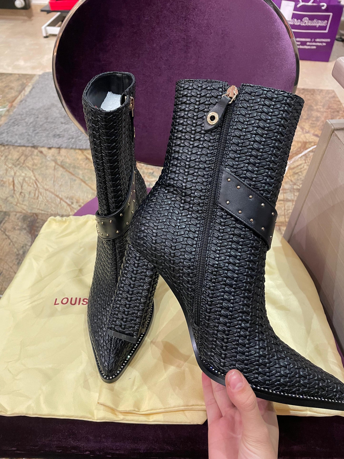 Louis Vuitton Flower Heeled Boot
