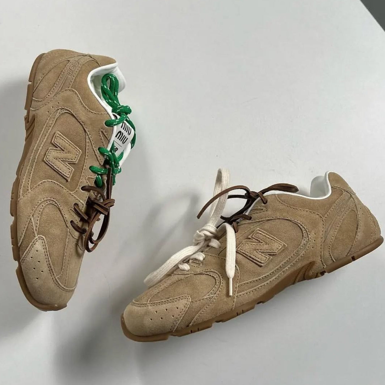 New Balance x Miu Miu Brown Suede