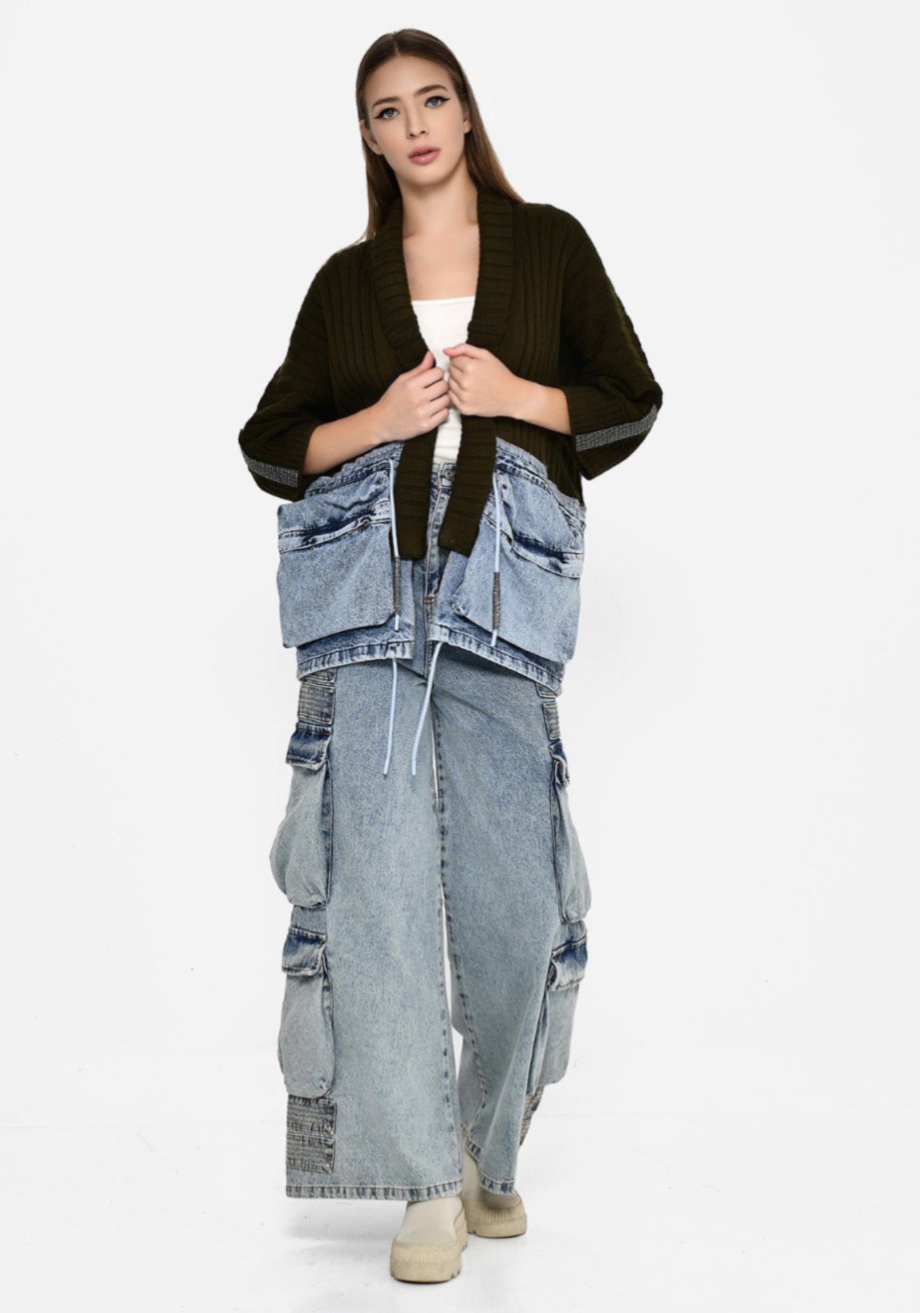 Denim Pistachio Jacket