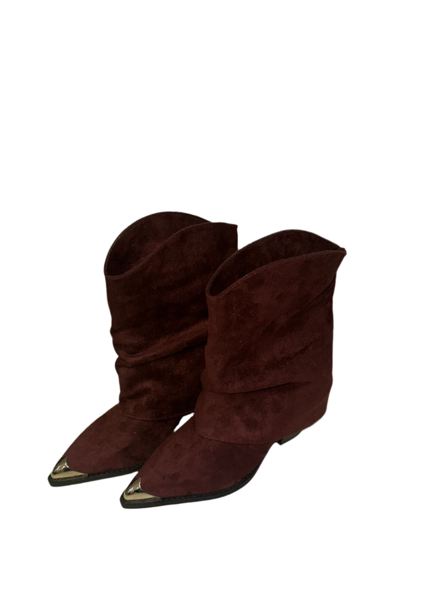 Suede Burgundy Boots