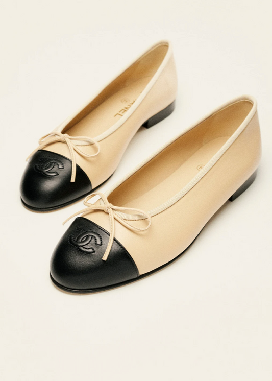 Chanel Ballet Beige Falts