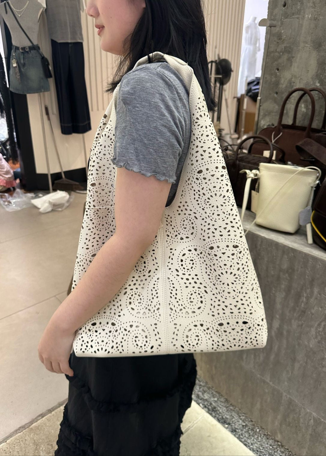 Rue Saint Paul White Bag