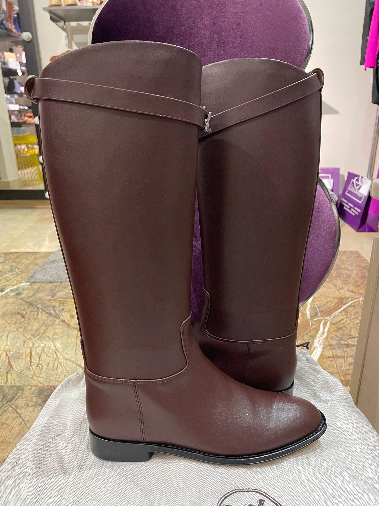 Hermes Coffee Jump Boot