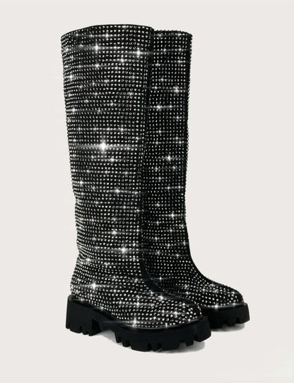 Bling Bling Flat Boot