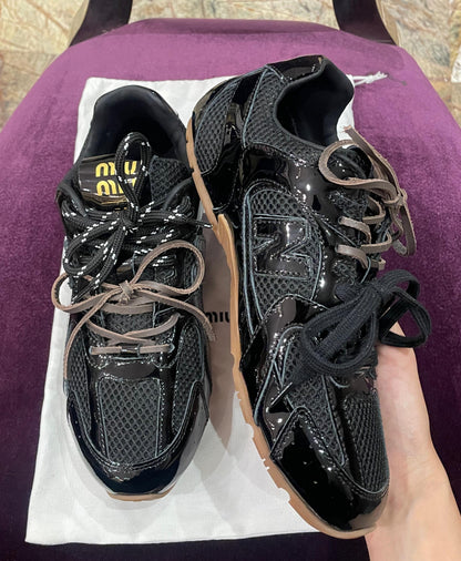 New Balance x Miu Miu Black Sneakers