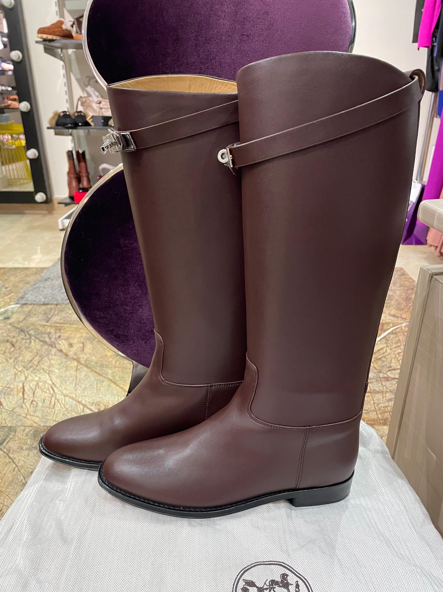 Hermes Coffee Jump Boot